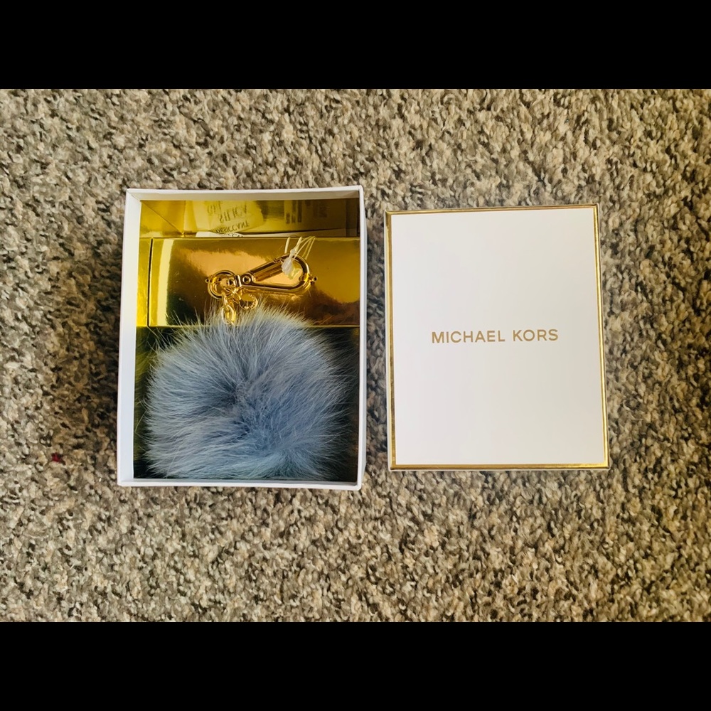 Michael Kors Pom Pom Keychain